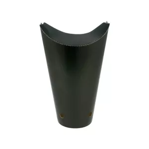 Gobelets à frites avec fermeture dimension 8.5x18cm 22oz / 660ml carton noir